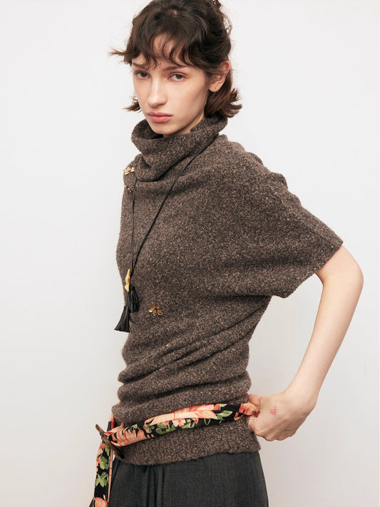 Dpercent | Yak wool and merino wool sweater