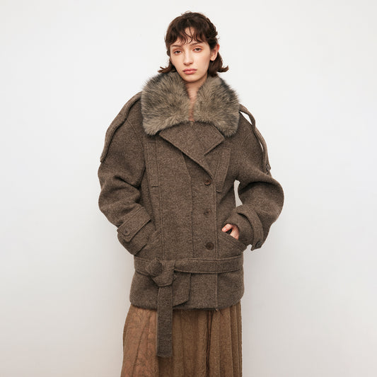 Dpercent | Wool blend coat