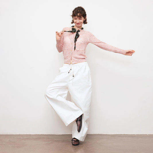 Dpercent | Mohair Knit Cardigan Jacket