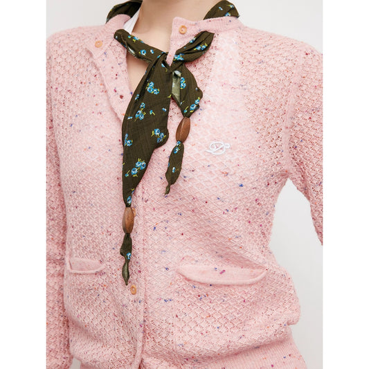 Dpercent | Mohair Knit Cardigan Jacket