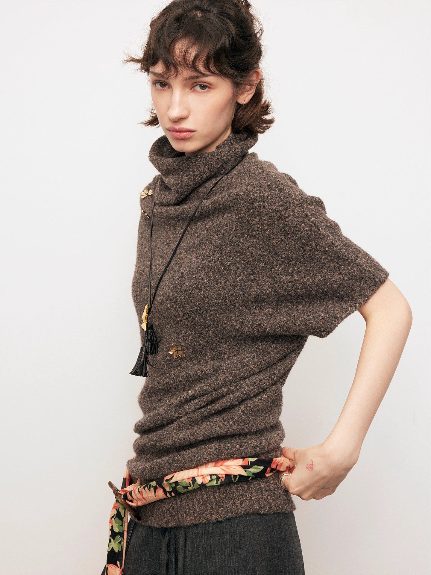 Dpercent | Yak wool and merino wool sweater