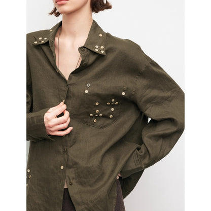 Dpercent | Loose-fitting shirt with natural pleats