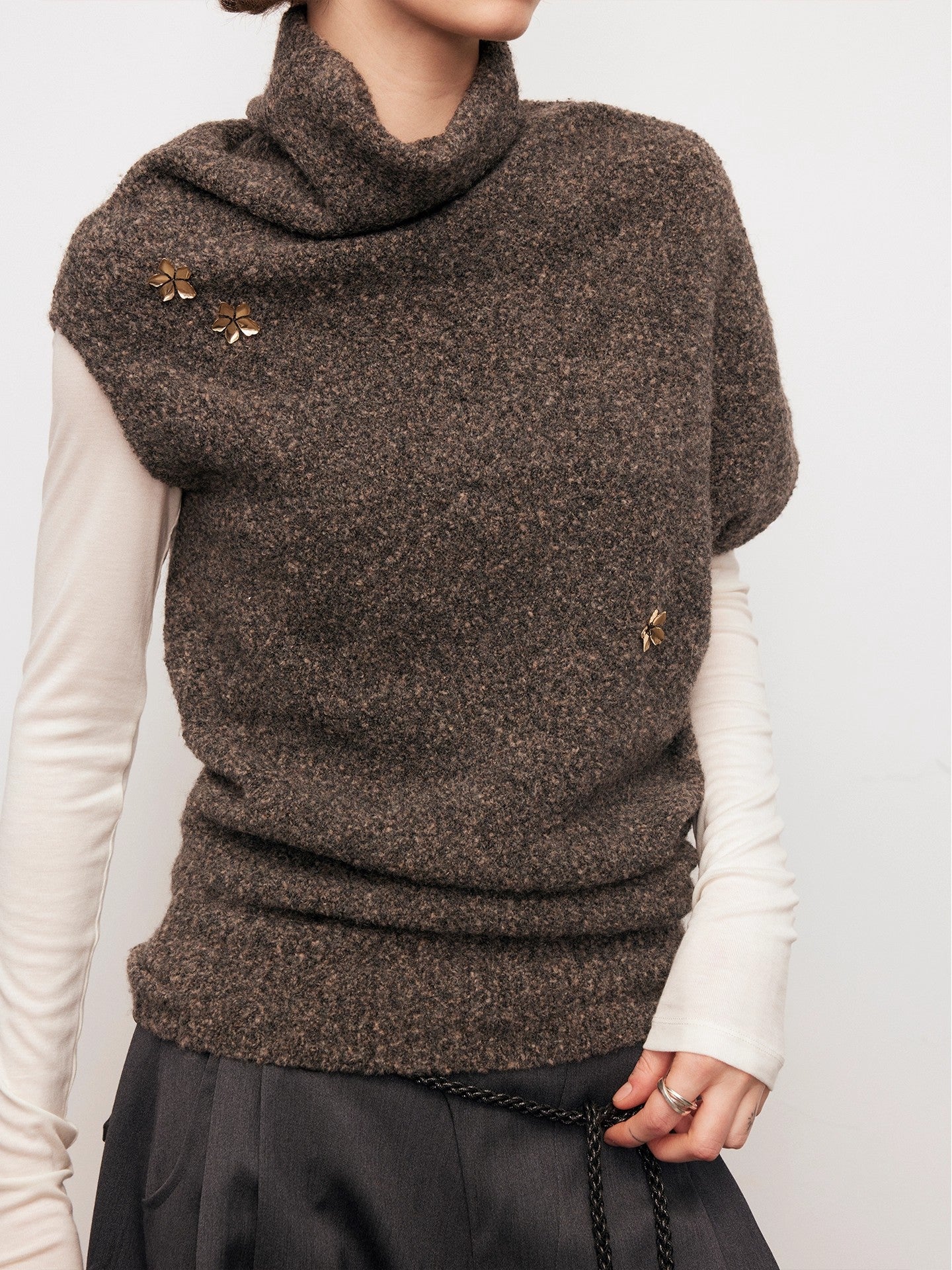 Dpercent | Yak wool and merino wool sweater