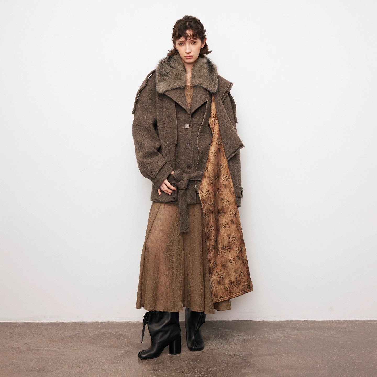 Dpercent | Wool blend coat