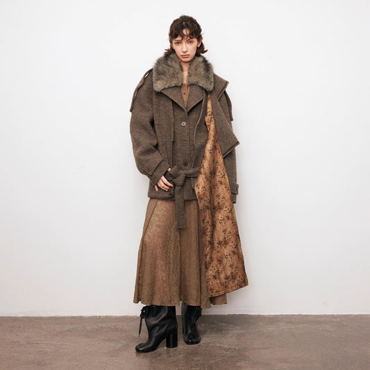 Dpercent | Wool blend coat