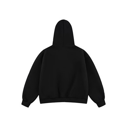 JIAFEIDAI - Long Live Floptropica' Fist Flag Print Hoodie