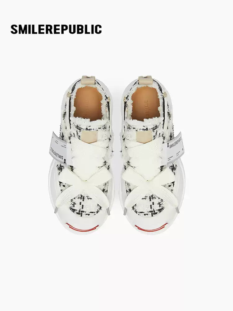 SMILEREPUBLIC | Checkered low-top Chuck Smile Canvas Shoes