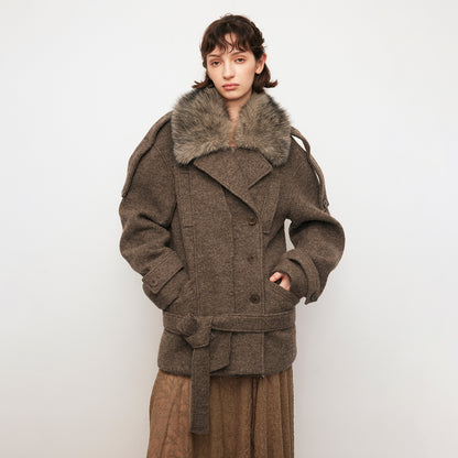 Dpercent | Wool blend coat