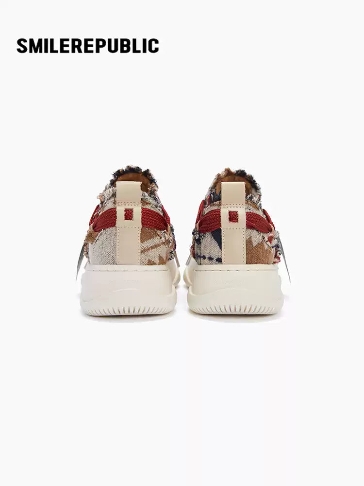 SMILEREPUBLIC | Low-top Chuck Smile Platform Canvas Shoes