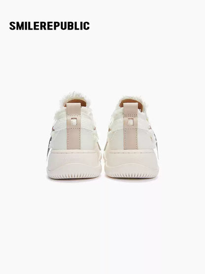 SMILEREPUBLIC | White low-top Chuck Smile Canvas Shoes