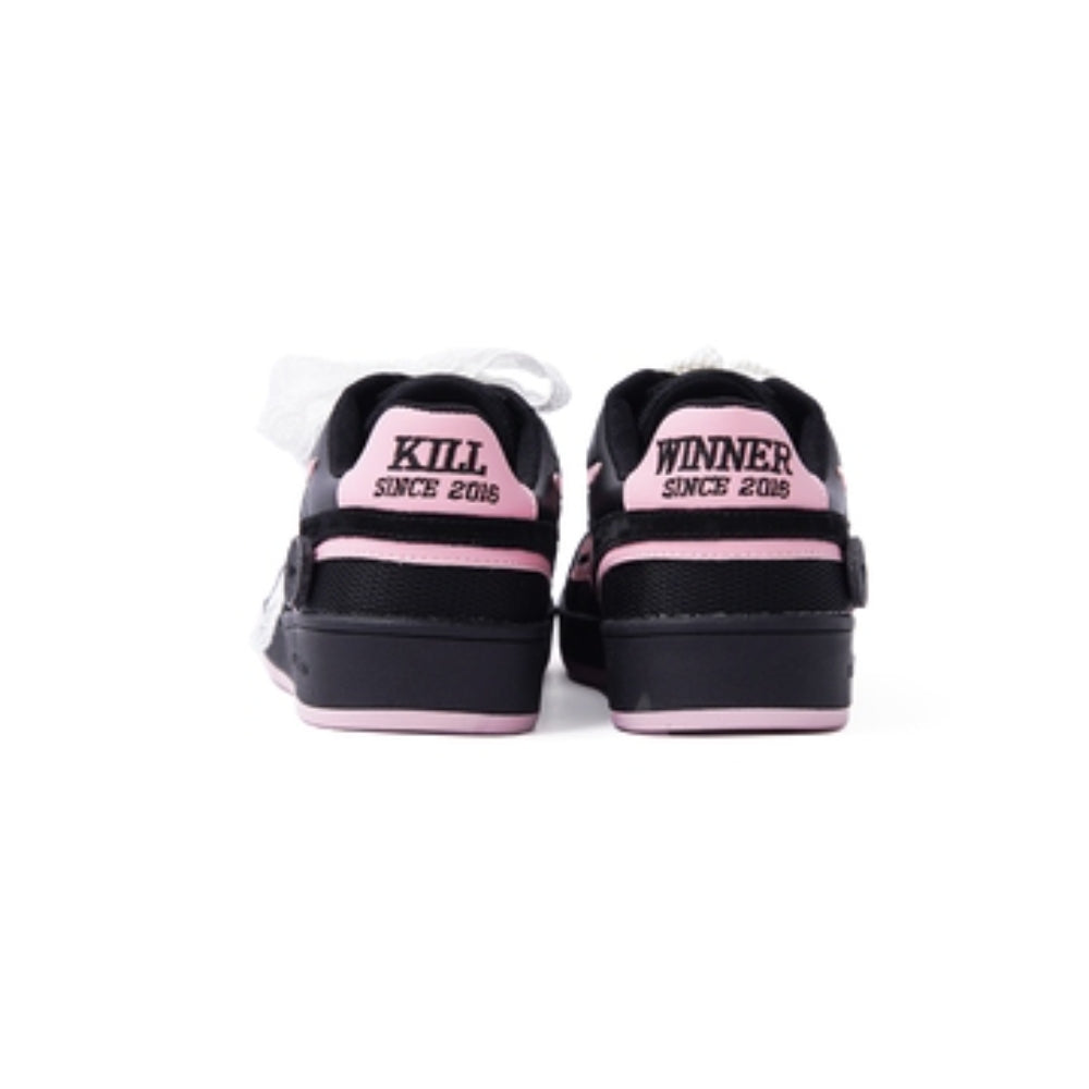 KILLWINNER丨Retro Training Sneaker-Black Pink Bow