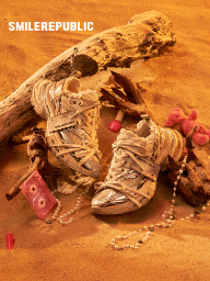 SMILEREPUBLIC | Silver-white chunky sneakers Skyline series