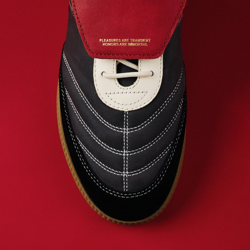 PANE - Rugby Series - Dark Calla Lily Black German Training Shoes