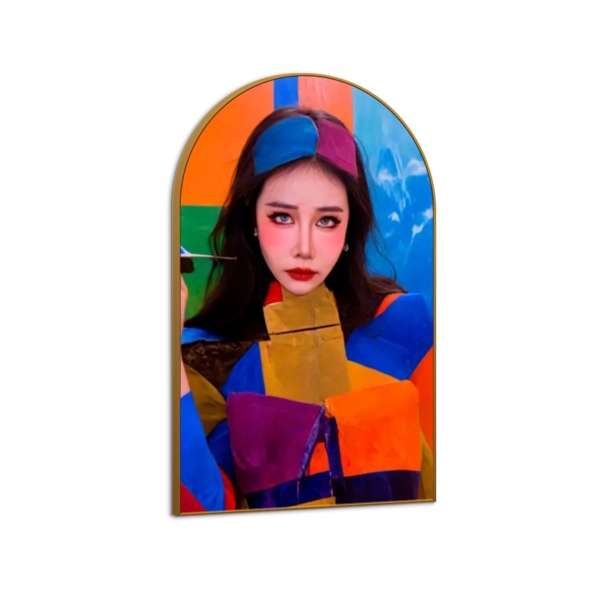 Featured image for 'Jiafei Glam Arched Canvas Wall Art'